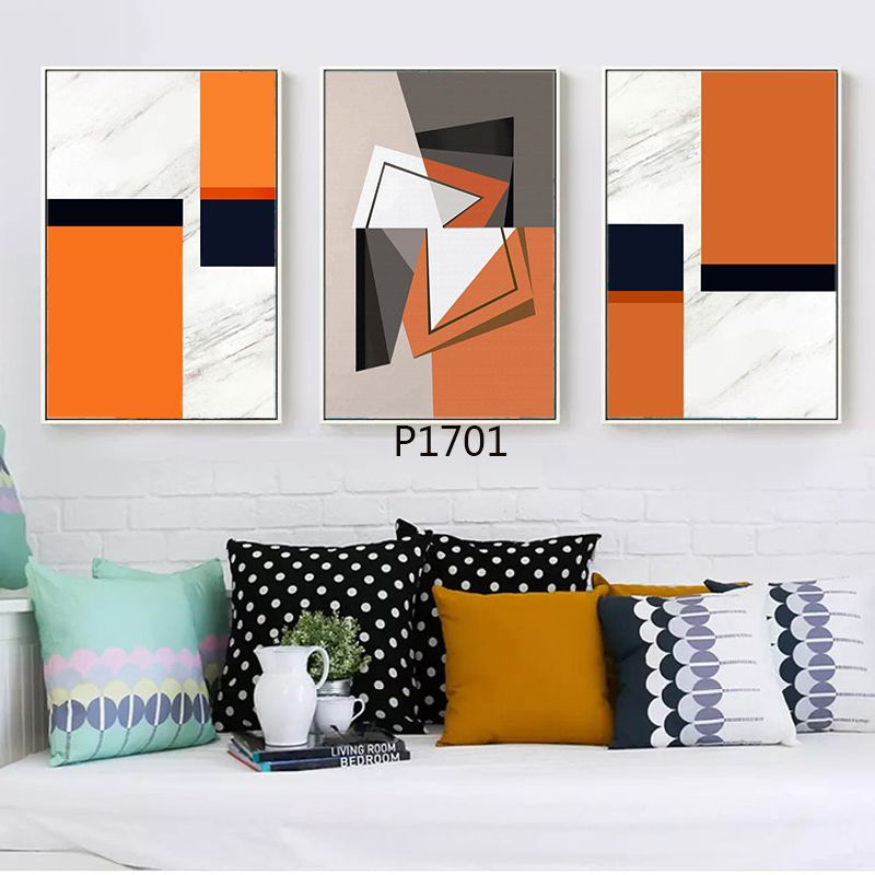 厂家直销抽象挂画北欧简约小清新壁画图片定制装饰画喷绘油画