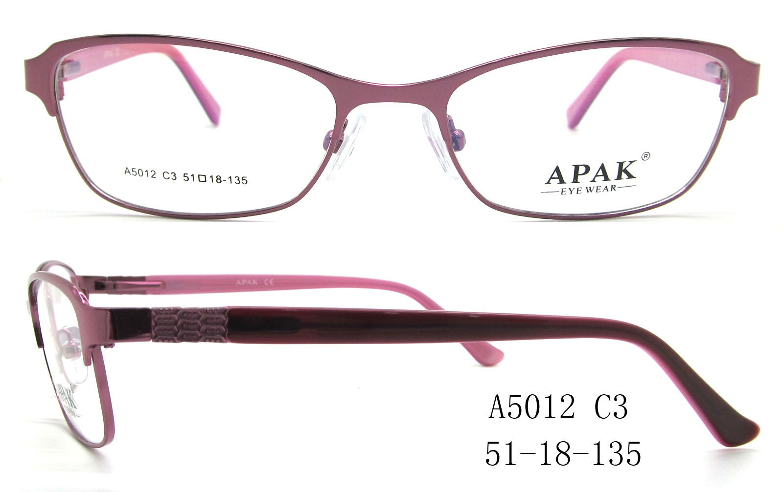 高档金属眼镜架A5012