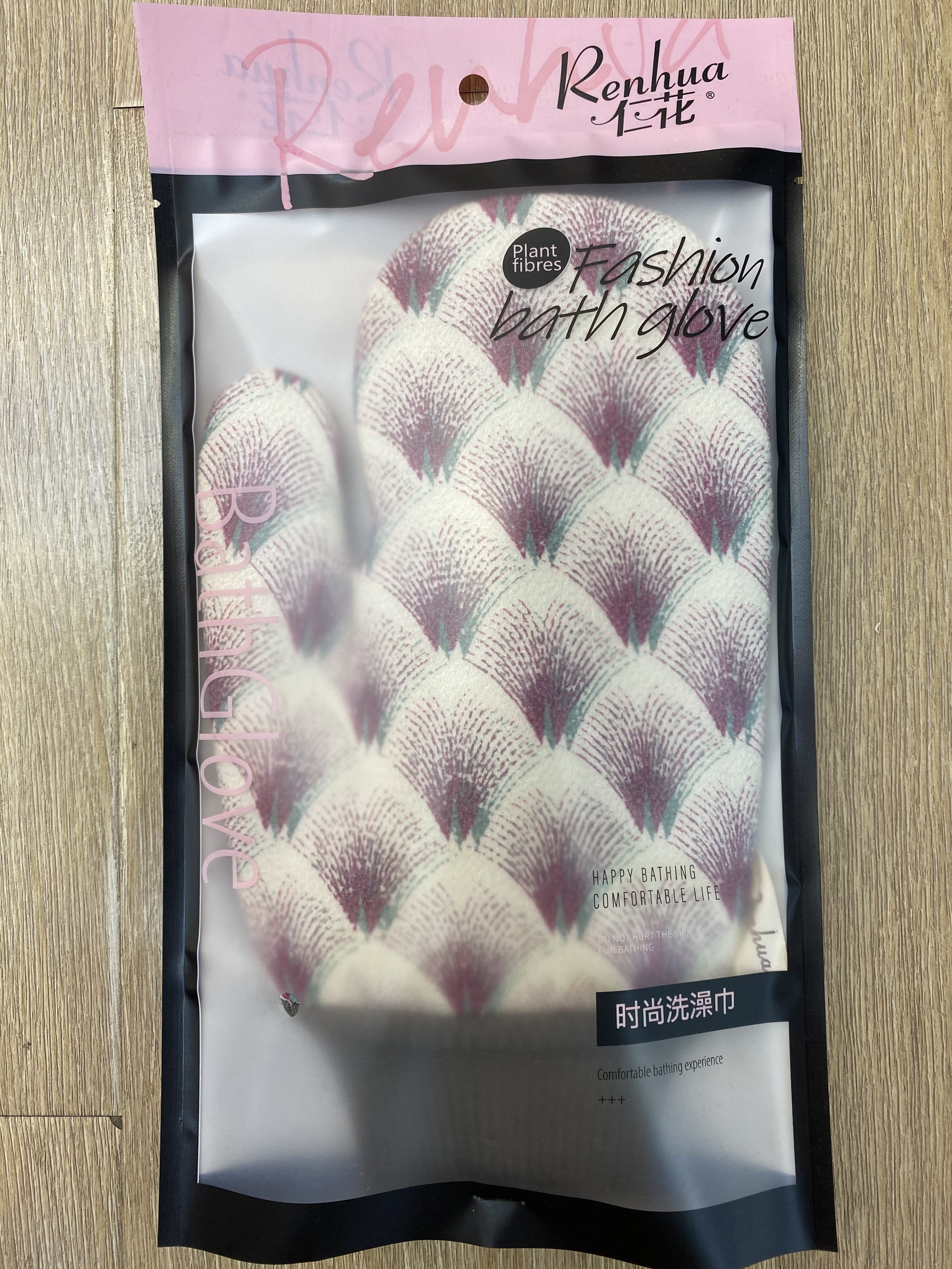 Bath towel Bath gloves bath artifact dandelion thumb bath gloves Specification drawing