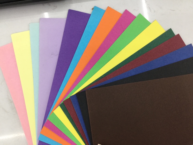 Mixed-color paper
