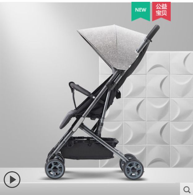 The baby stroller is portable, compact, light and easy to fold. It can be used for sitting or lying down. It is a small, easy and foldable stroller for children and toddlers detail image 1