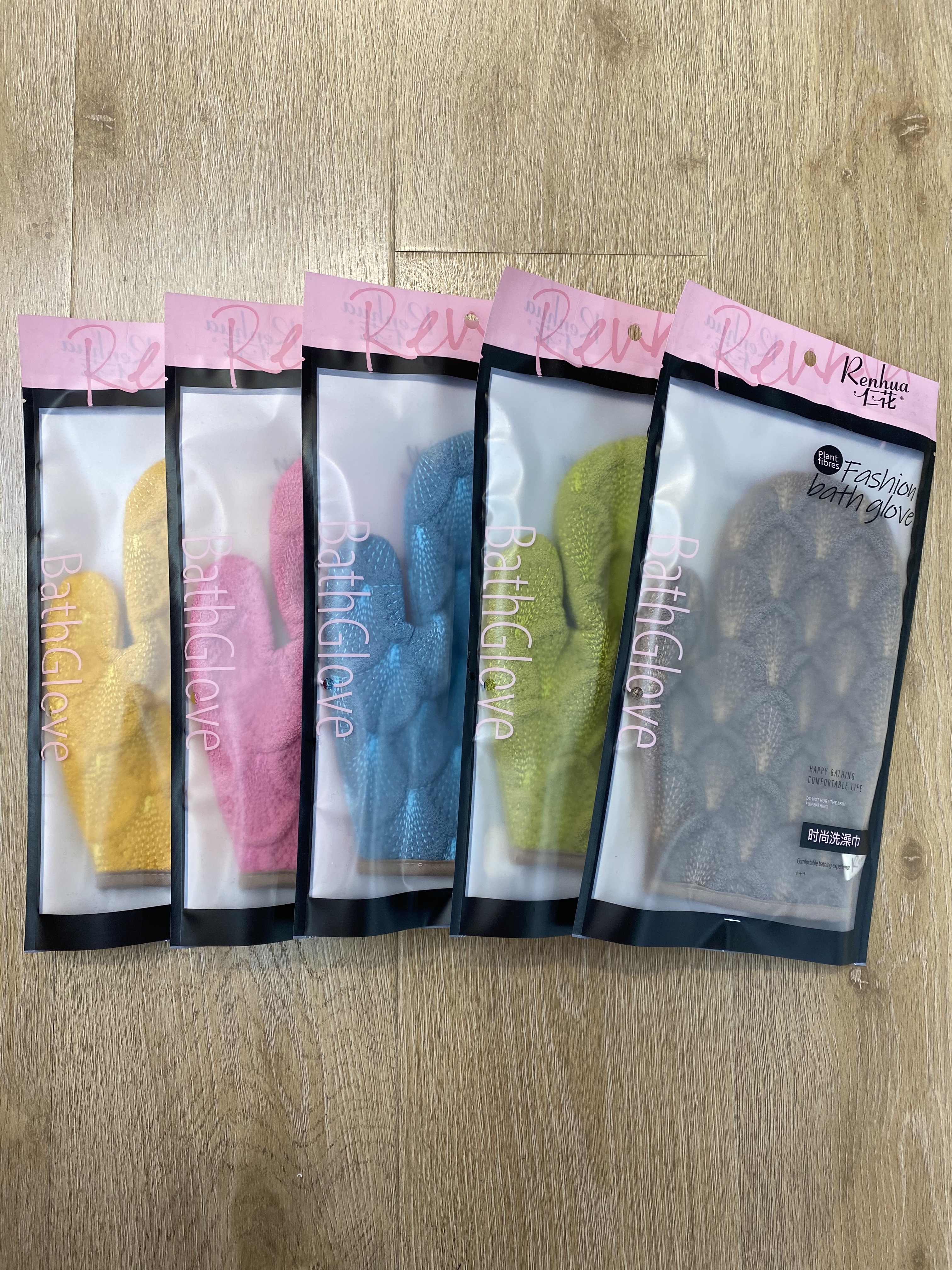 Jen flower bath towel Bath gloves bath artifact thumb bath towel details Picture