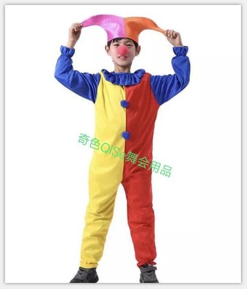 Clown costume clown costume party costume Halloween costume festival costume Halloween costume party costumes party supplies party props Halloween costumes stage makeup