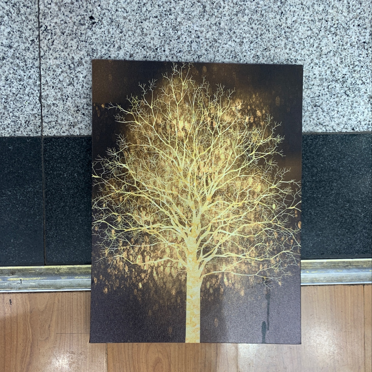 Frameless oilcloth painting -10