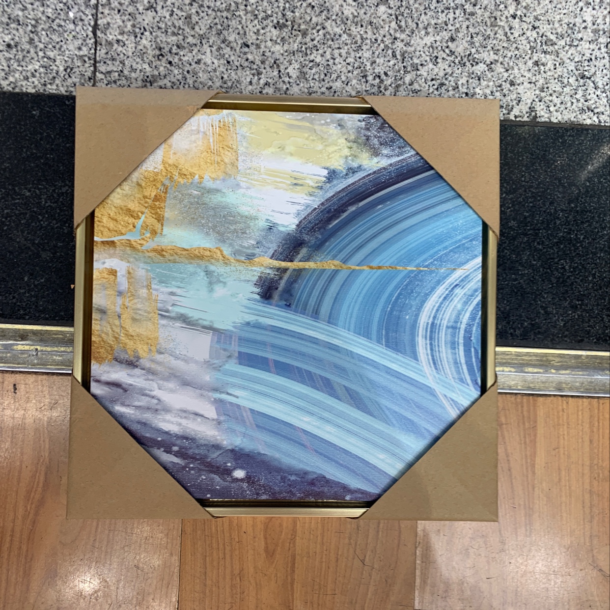 L-frame oilcloth painting -10