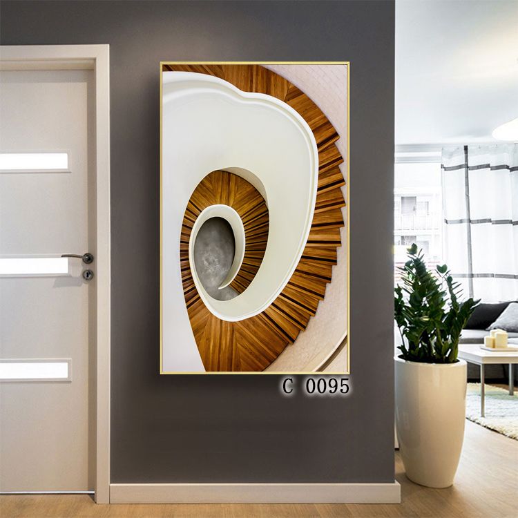 厂家直销抽象玄关挂画北欧简约小清新壁画图片定制装饰画喷绘油画