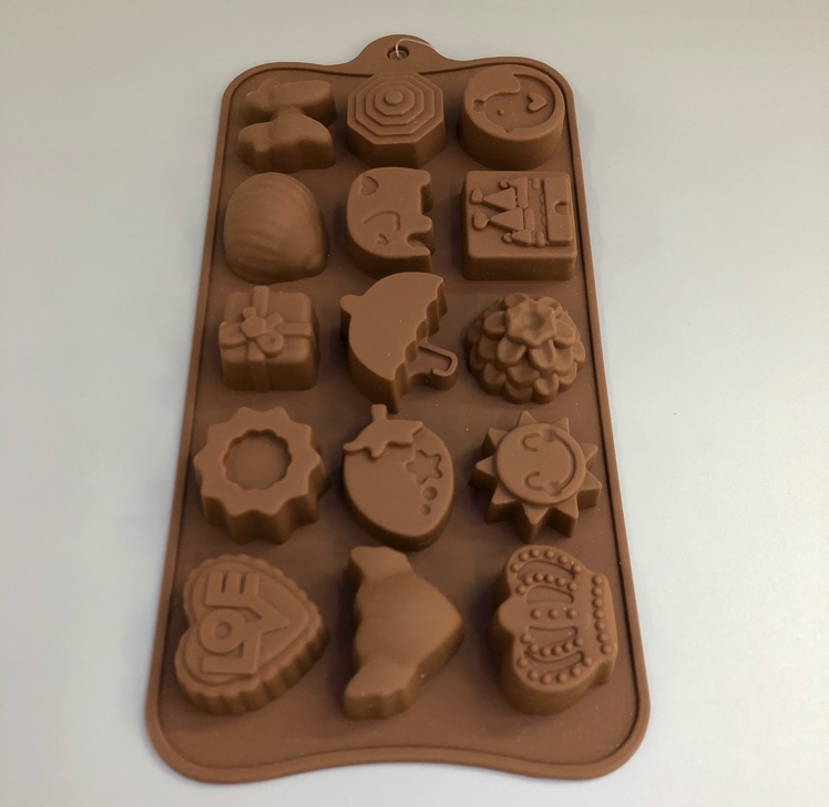 硅胶巧克力蛋糕模（十五种图案)
