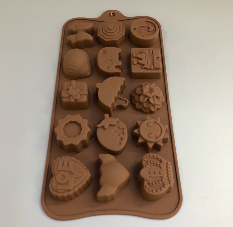 Silicone chocolate cake molds (15 patterns)