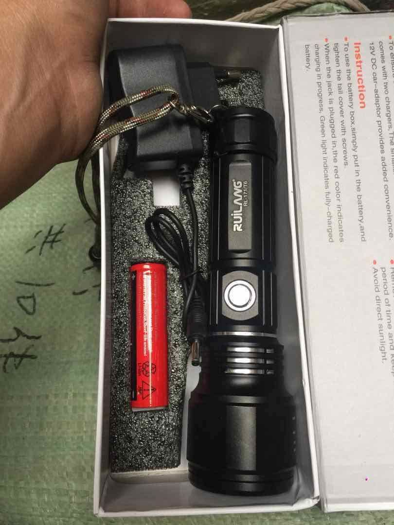 Aluminum alloy flashlight set