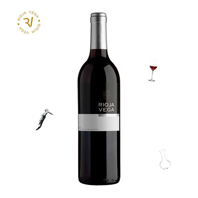 Spanish original bottle original bottle imported Rio DE Javier Gartempranillo dry red wine black label thumbnail