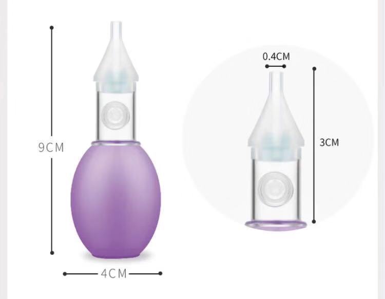 Nuevo bebé aspirador nasal bebé anti-reflujo silicona aspirador nasal bebé bomba manual limpiador nasal nasal detail image 1