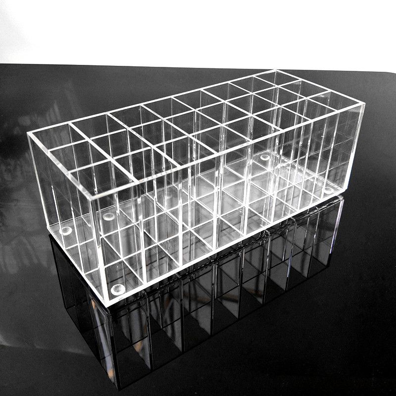 Desk 24 Transparent Acrylic Lipstick Rack Foreign Trade Hot Lip Gloss Lipstick Display Rack Lipstick Storage Box Item Picture