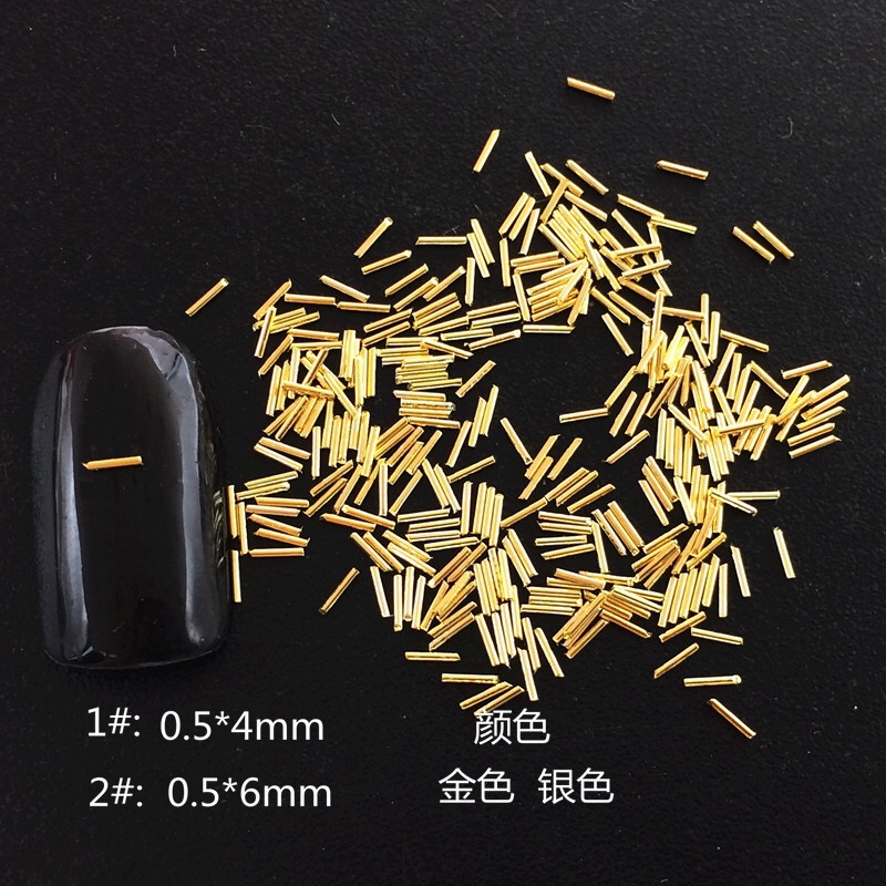 日本杂志同款饰品  日韩美甲金属棒 美甲合金铆钉