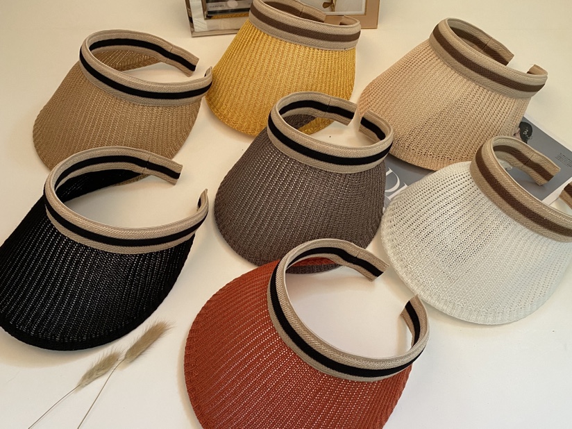 Linen light version empty top hat classic new explosive fashion trend sunshade hat multi-color option thumbnail