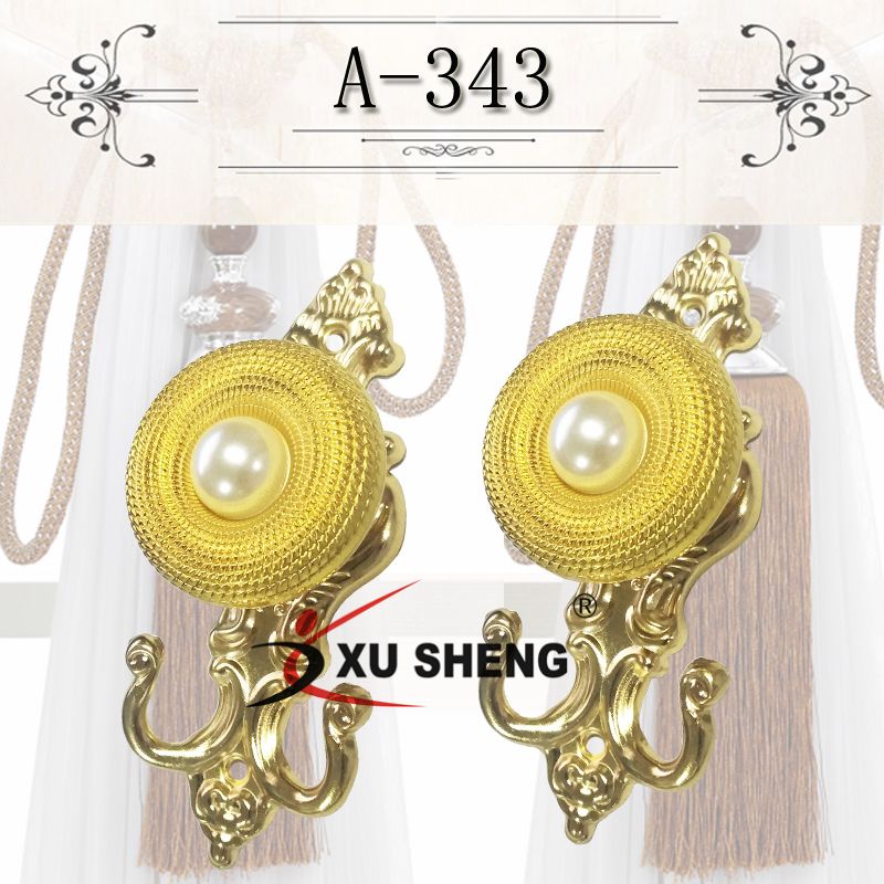 欧式珍珠窗帘挂钩 窗帘配绑带CURTAIN HOOK，CURTAIN ACCESSORIES细节图