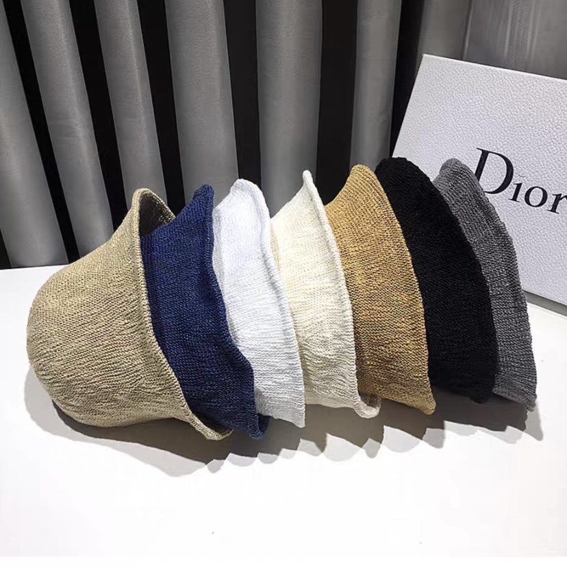 Big belly yarn bucket hat classic new explosive fashion trend sunshade hat multi-color option thumbnail