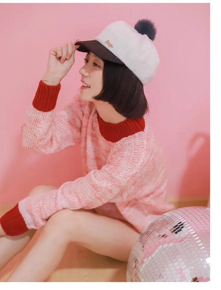 Tang Coffee Hat Industry New Trend Of Autumn And Winter Everything Fashion Posing The Necessary Equestrian Hat Warm Horsehair Short Edge Sunscreen Visor details Picture