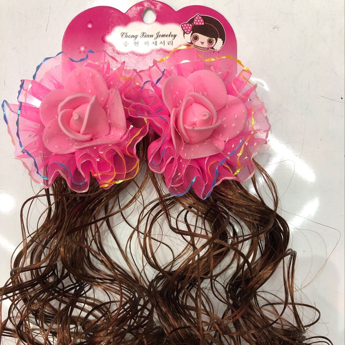 Korean children's wig flower thumbnail