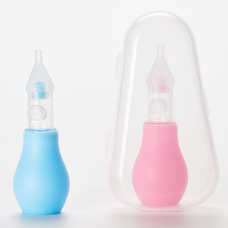 Nuevo bebé aspirador nasal bebé anti-reflujo silicona aspirador nasal bebé bomba manual limpiador nasal nasal detail image 5