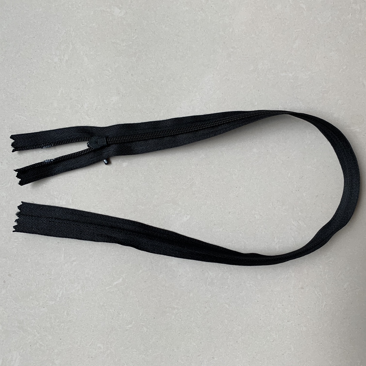 No. 4 invisible zipper closed zipper