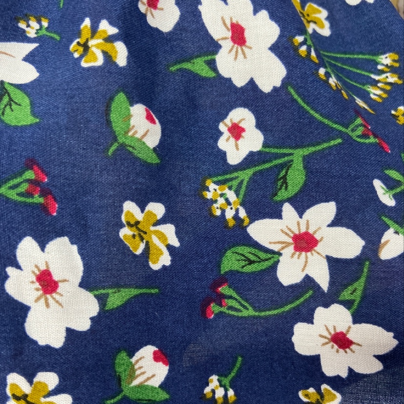 Dark Blue Cotton Poplin Uniform Roll Cloth Cotton Plain Silk Pattern Pure Silk
