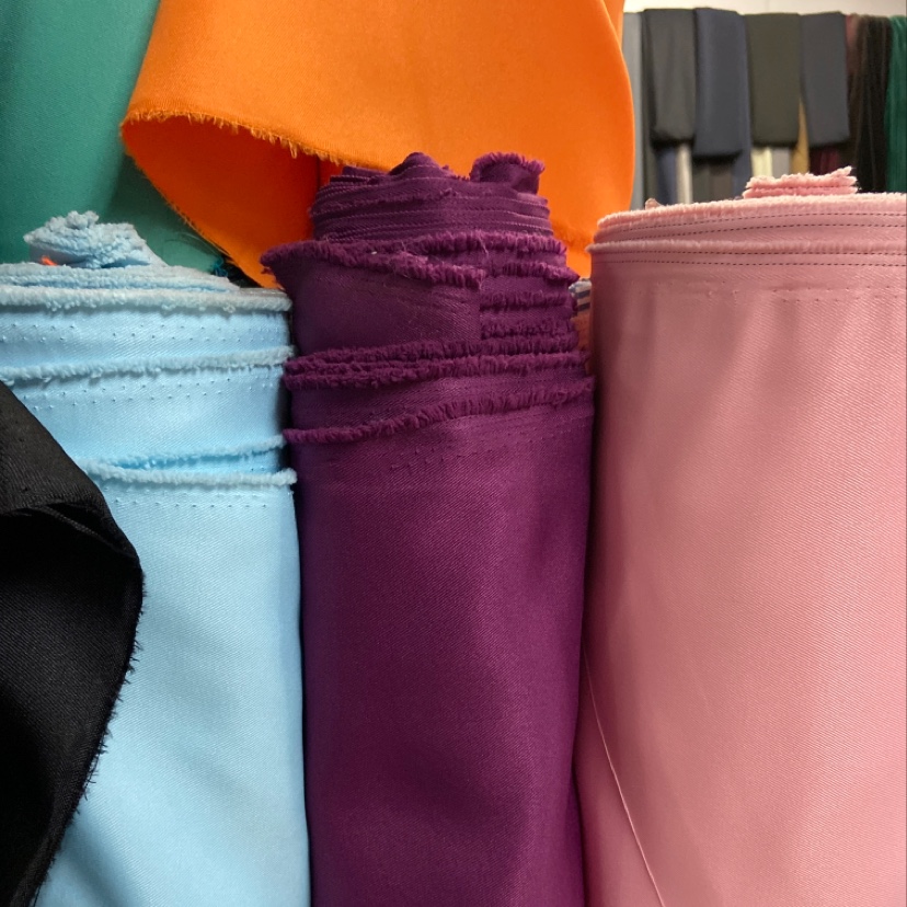 蓝色制服呢布料经典耐用服装装饰品工艺品服装布料