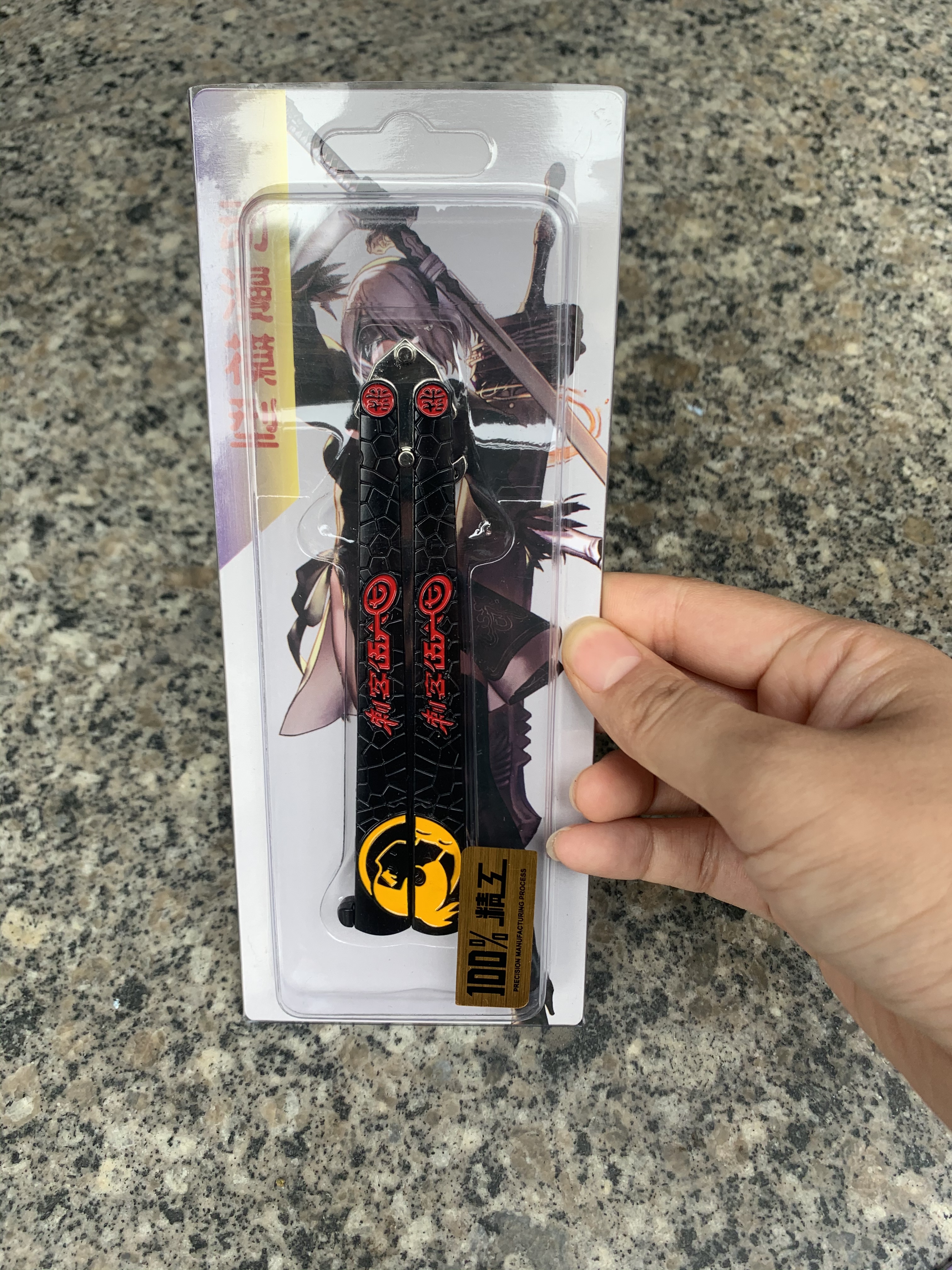 Wholesale of uncut metal weapon models for assassin toys, student training tools, butterfly knife flaps undefined