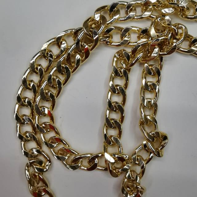 金属质感塑料包带提手链包包链条配件带包带详情图2