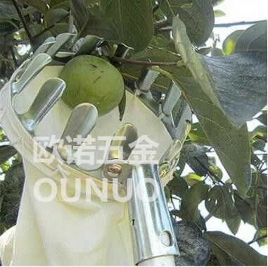 Fruit picker Upper fruit picker stainless steel telescopic tube fruit picker fruit picking head telescopic fruit picking tool