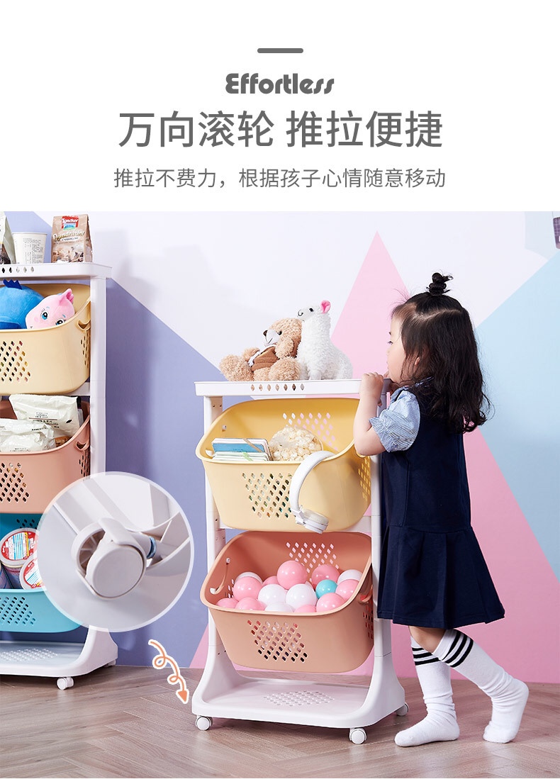 玩具收纳架家用多层杂物置物架详情图10
