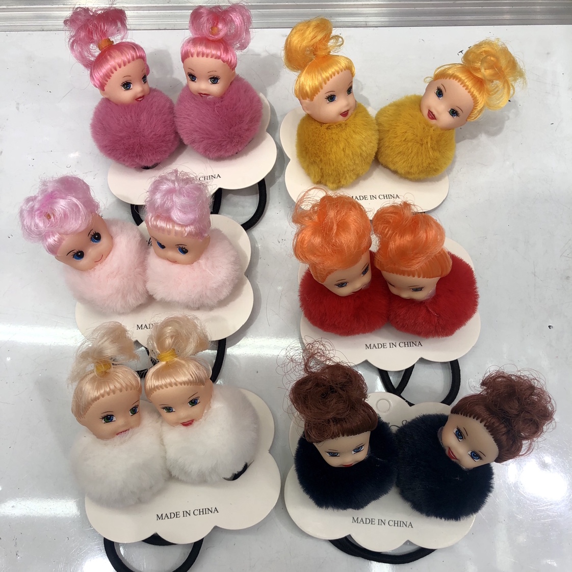 2020冬款韩版流行毛球小公主