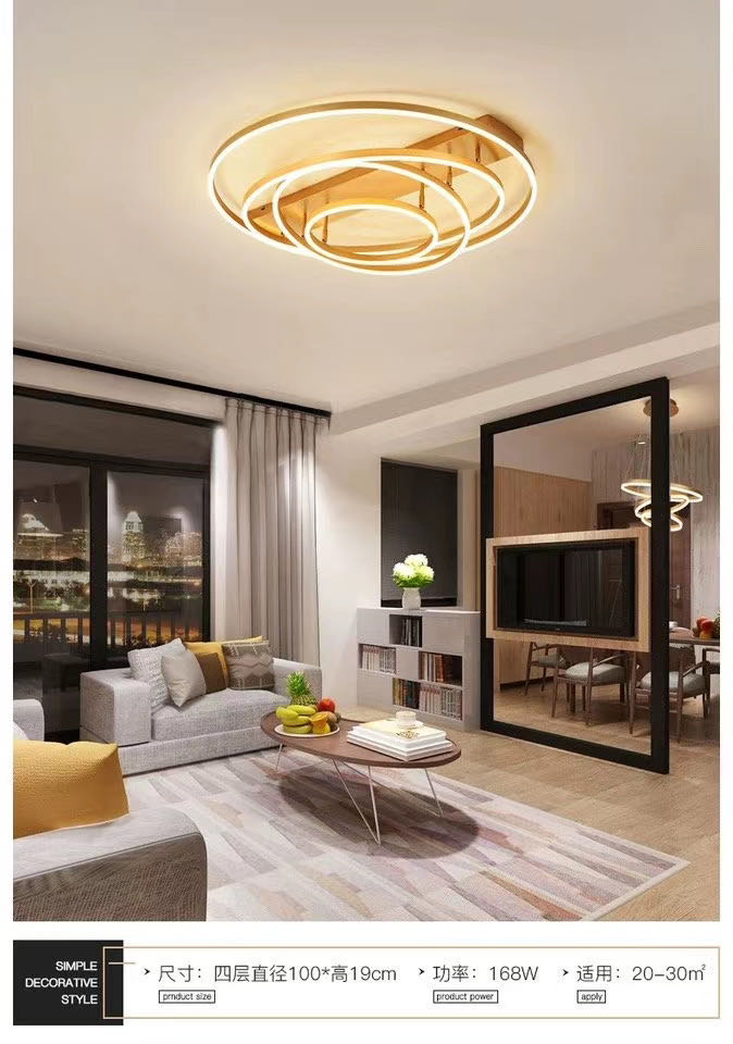 Nordic-style living room lights, art-shaped living room lights, bedroom lights, new simple, modern and elegant lighting combination, whole-house package, popular bedroom ceiling lights Application Scenario