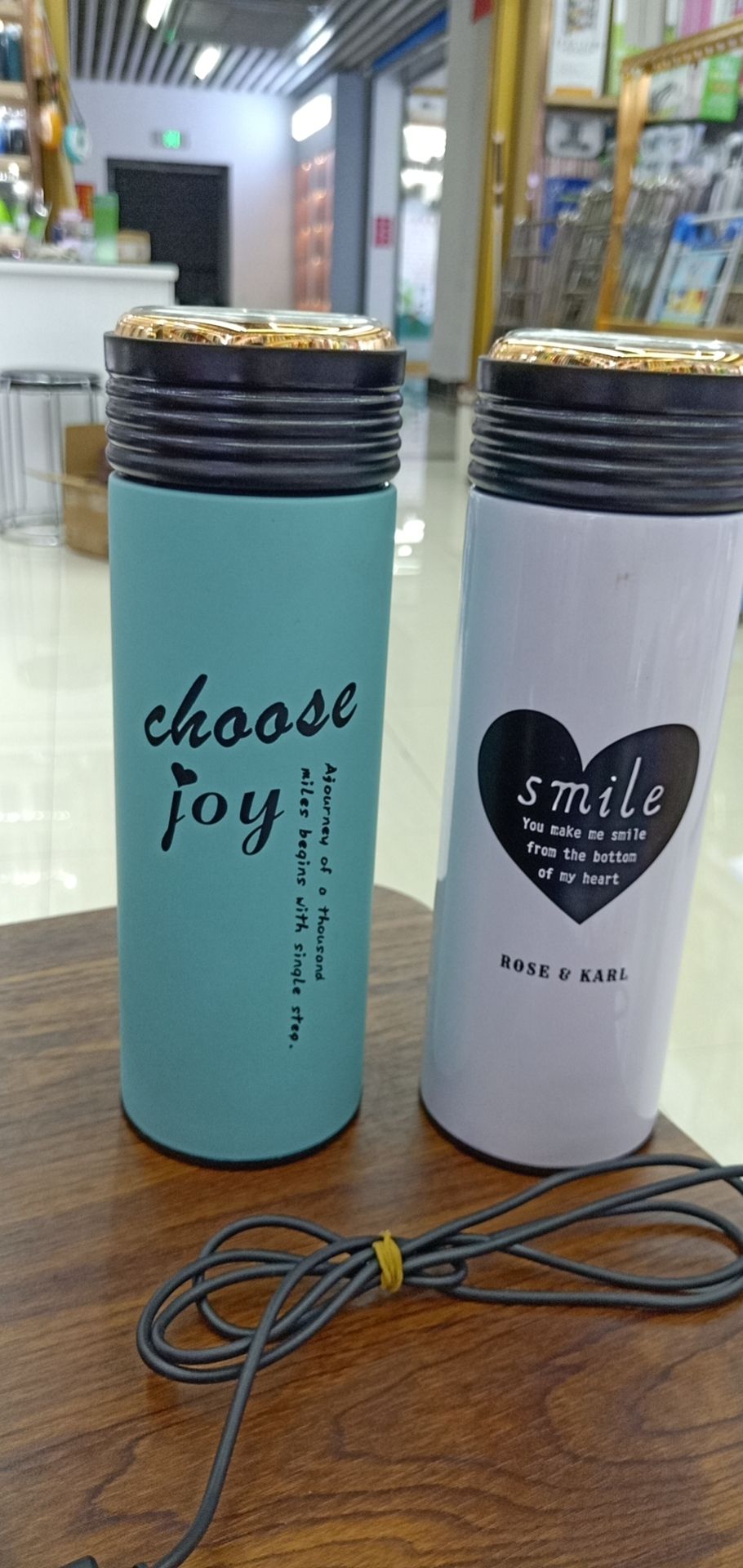 Thermos cup For men and women portable car business gifts custom printed logo water cup engraved stainless steel tea cup thumbnail