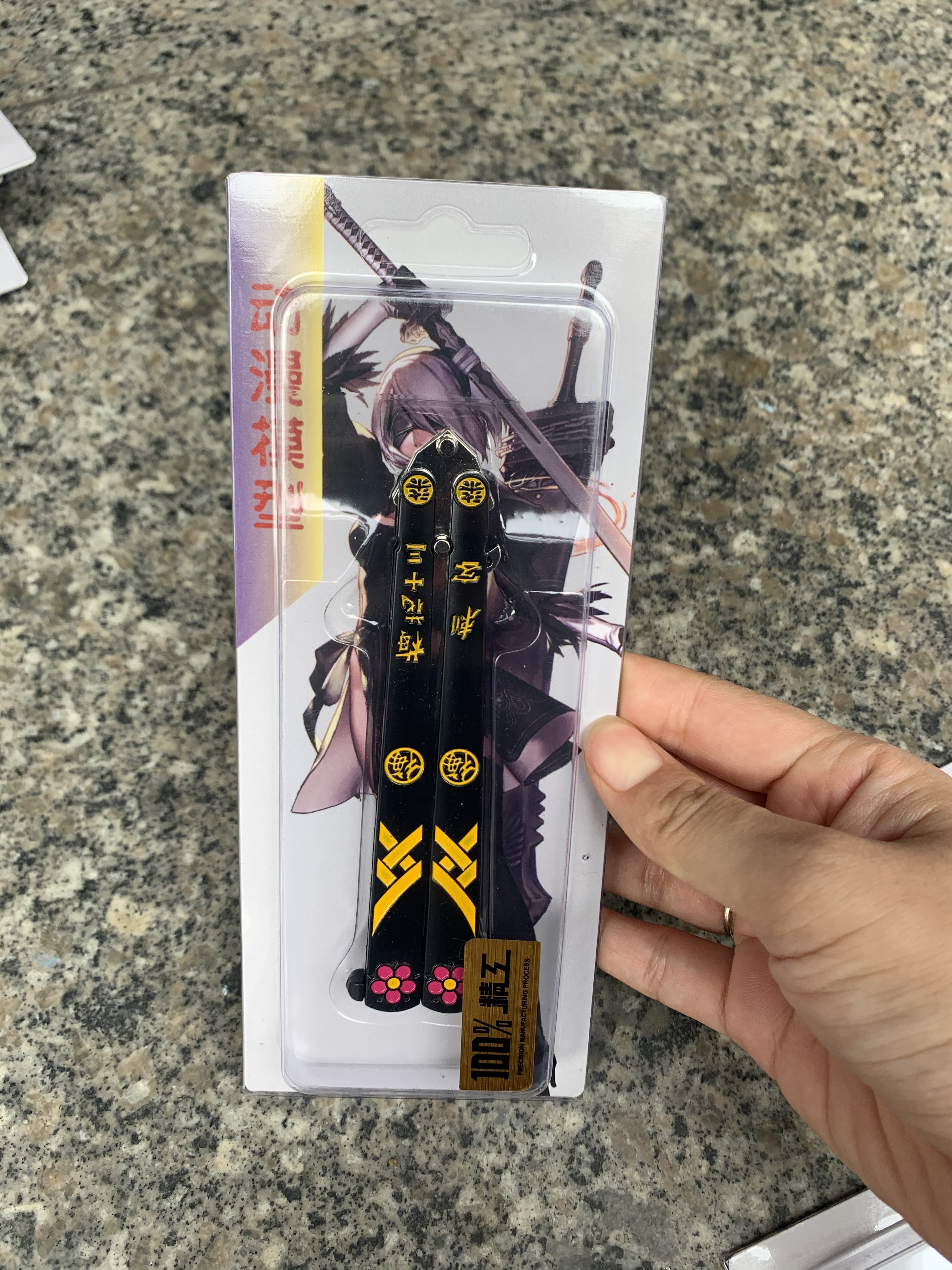 Wholesale of uncut metal weapon models for assassin toys, student training tools, butterfly knife flaps undefined