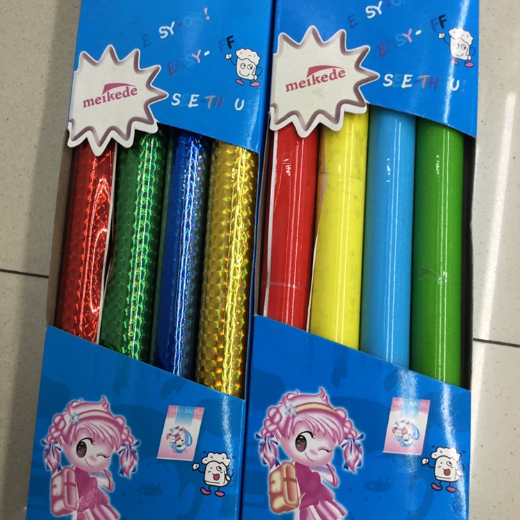 Color box package sticker