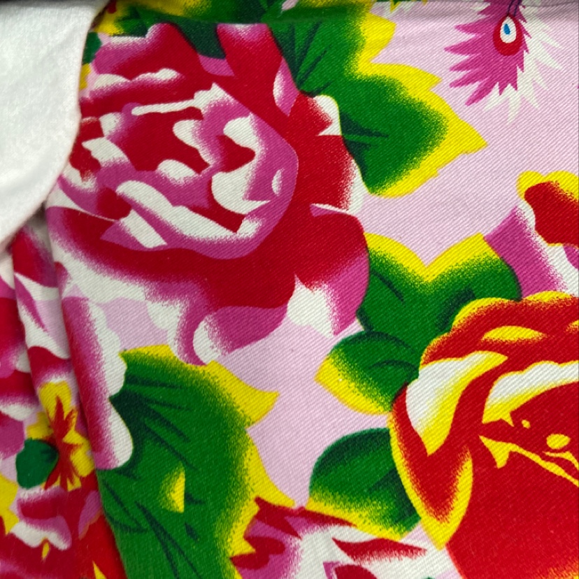 Foundation large-flowered pattern cotton printed fabric clothing quilt fabric decorations headwear crafts thumbnail