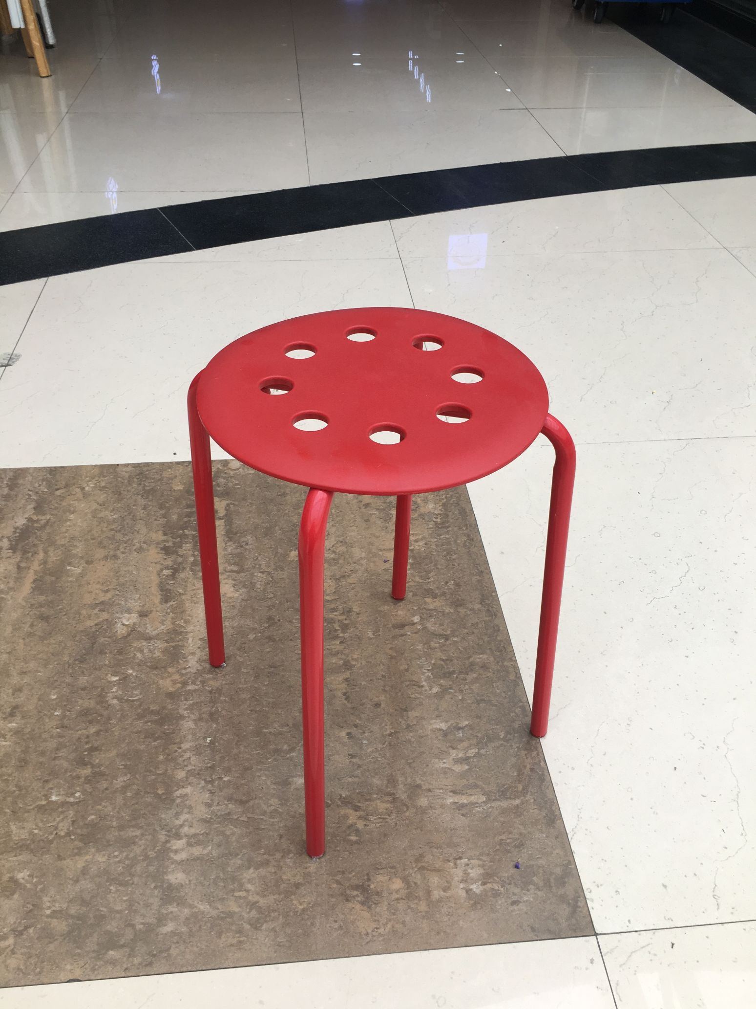 Plastic stools, high stools, fashionable, creative stools, special offers on full-size, thickened adult table stools
