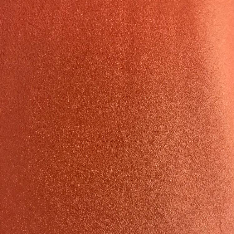 Orange high-elasticity crepe flower Yao crepe Hanfu accessory handicraft fabric Specification image