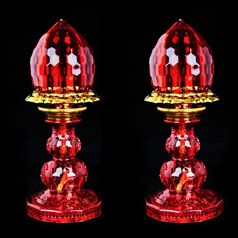 13-inch LED gourd auspicious lamp, a household offering lamp for the God of Wealth in front of the Buddha Application Scenario
