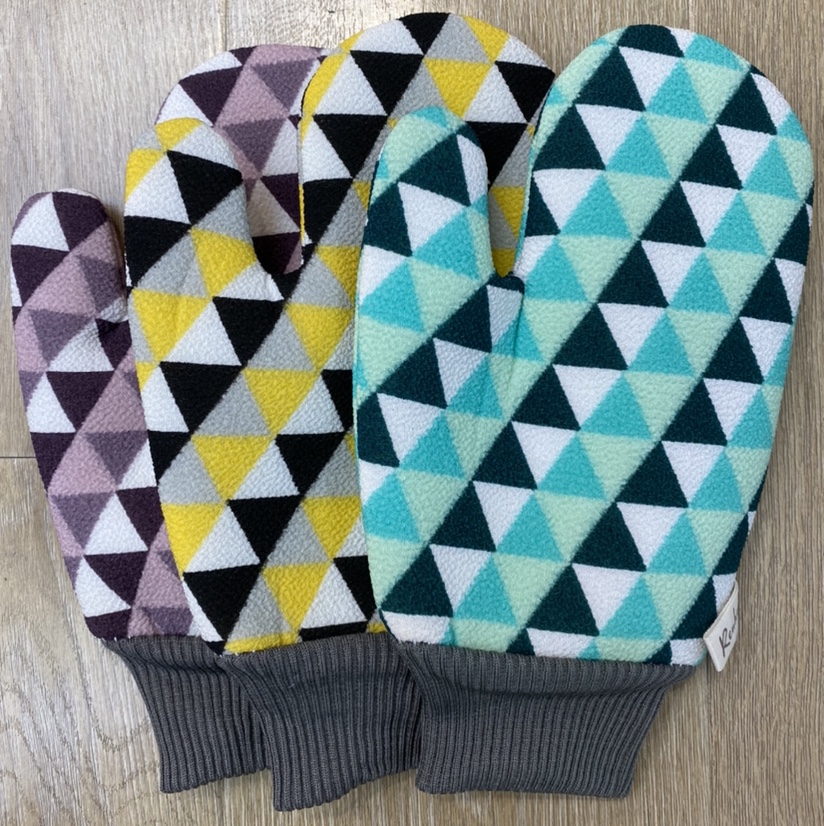 Jen flower bath towel bath gloves color triangle thumb bath gloves full figure