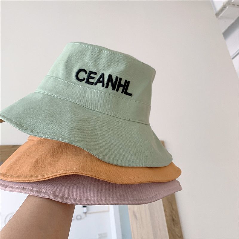 时尚英文字母CEANHL夏季简约遮阳休闲百搭时尚出游户外小清新盆帽详情图1