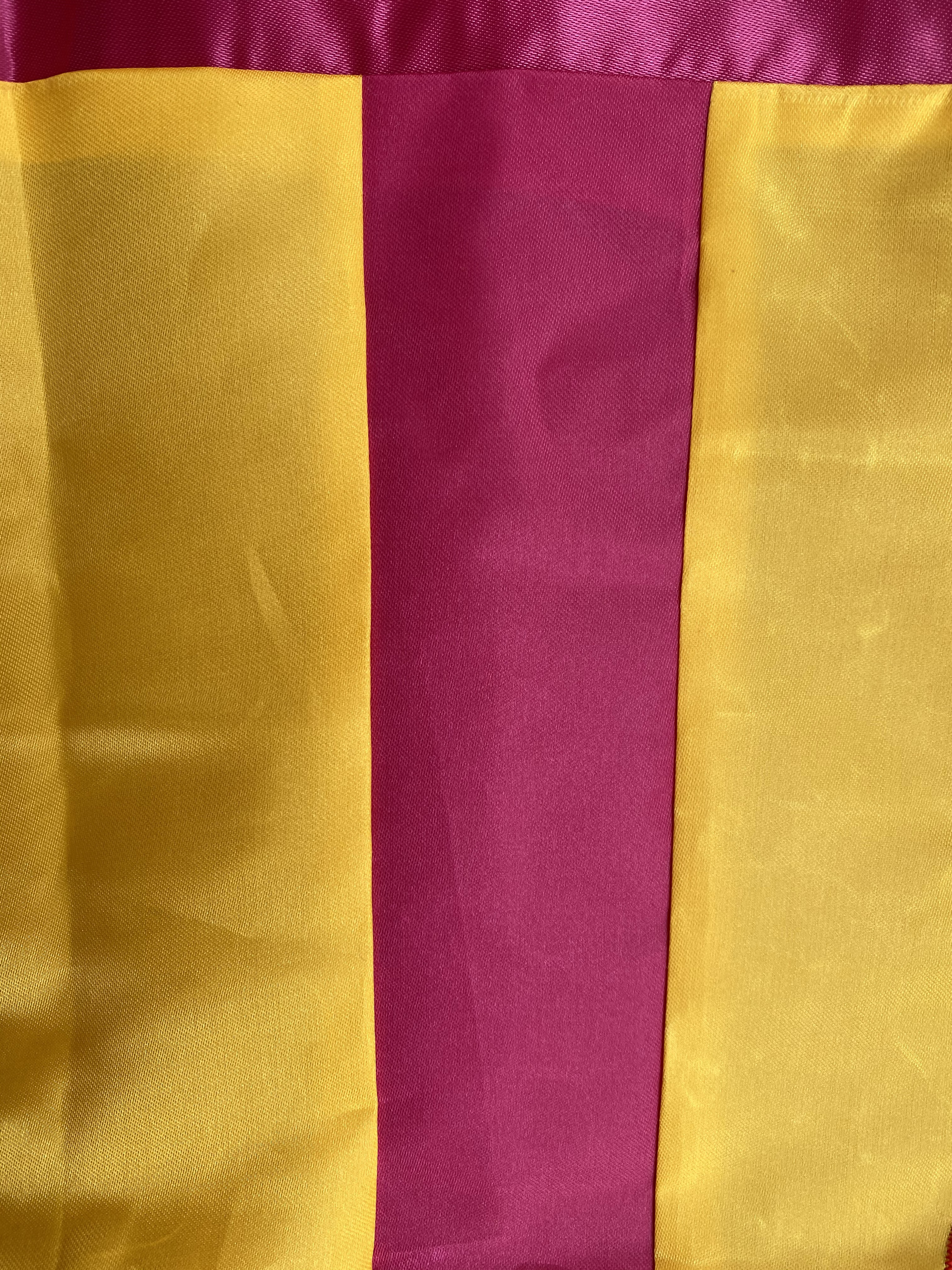 Lotus flowers around the table undefined