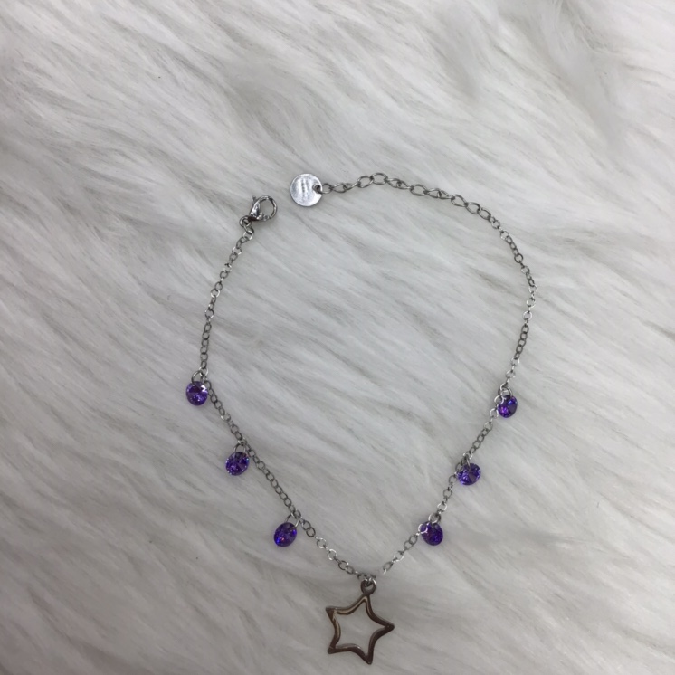 Zircon Hollow Five-Pointed Star Necklace Gallman 058 Europe And The United States Fashion
