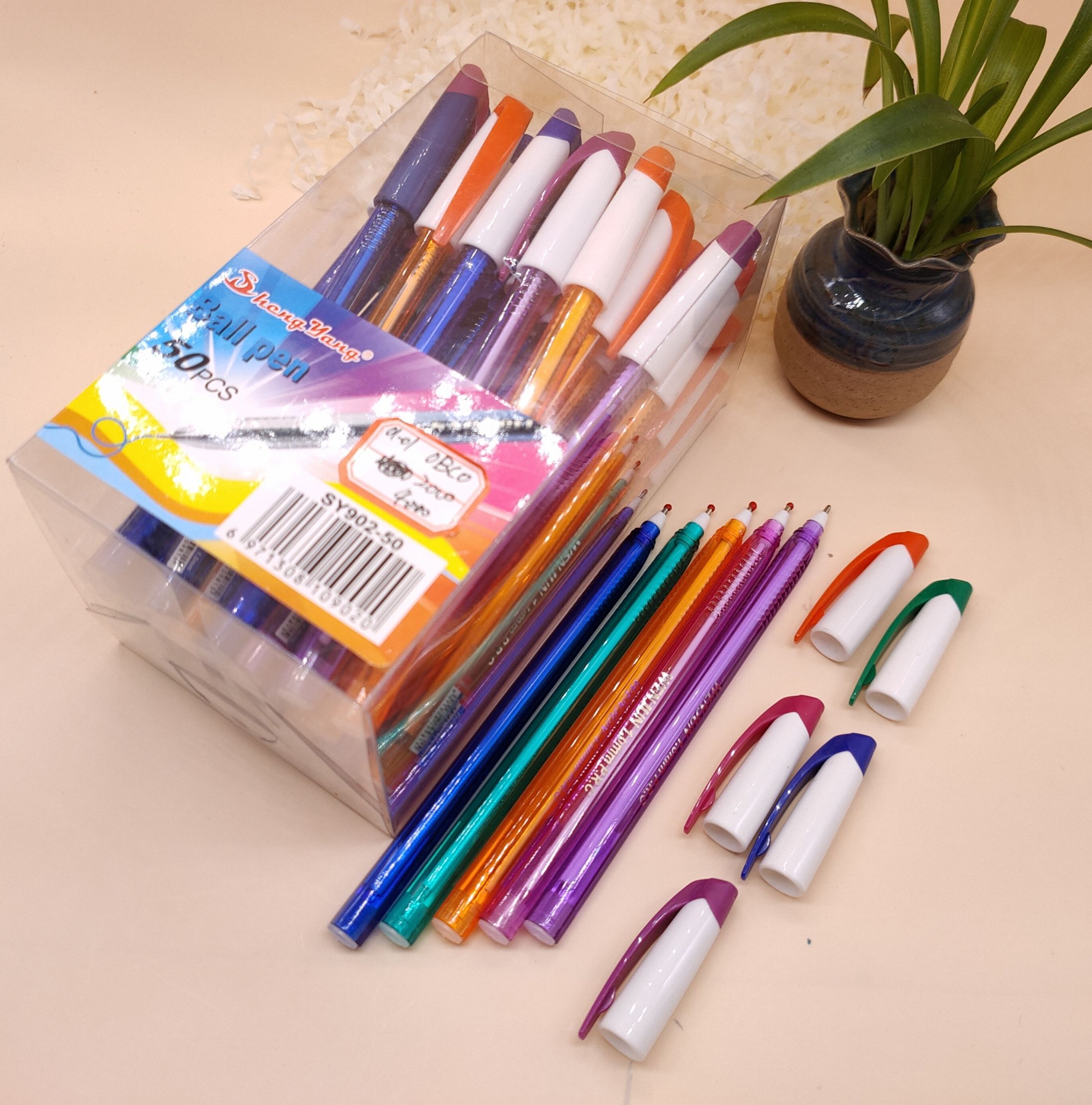 Small fresh ink pen for students special atomic pen 0.5mm bullet head details Picture