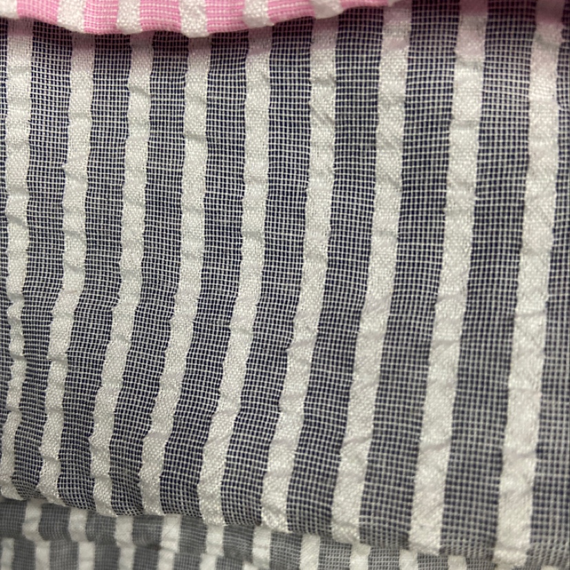 灰色条纹涤纶布料装饰品工艺品头饰布料多色可选