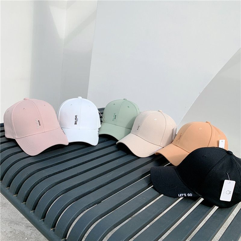 时尚四季糖果色棒球帽男女韩版个性时尚百搭棒球帽出游太阳帽