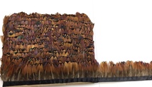红颈羽毛花边，自然色，尺寸：5cm，10米/包，4元一米