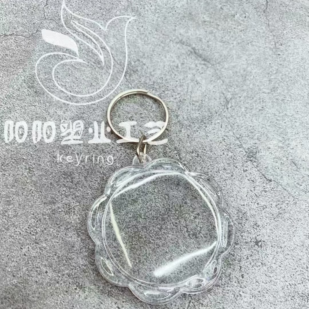 钥匙扣塑料钥匙扣亚克力钥匙扣亚克力相框 景区拍照相框
