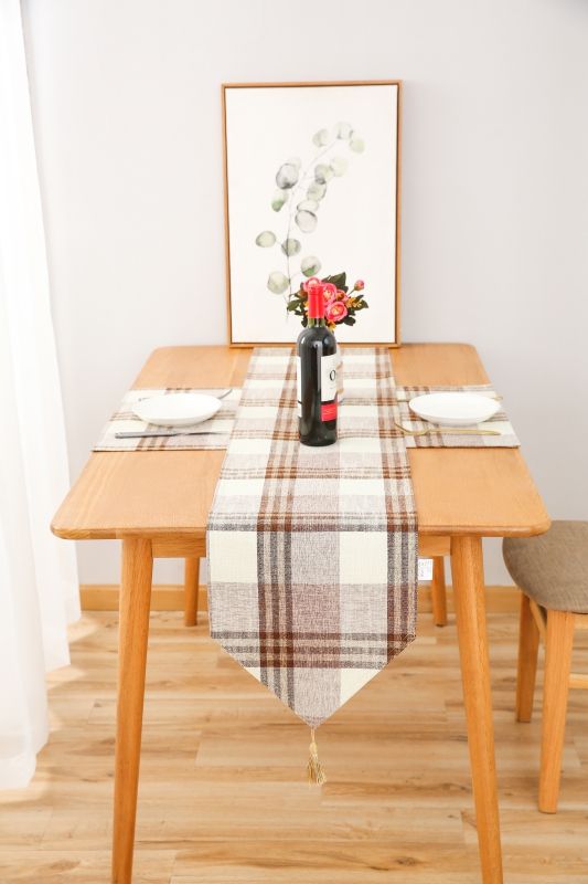 Factory direct sales of simple Nordic-style table, bed, coffee table, TV cabinet cover cloth, dining table cloth and shoe cabinet cover cloth detail image 4