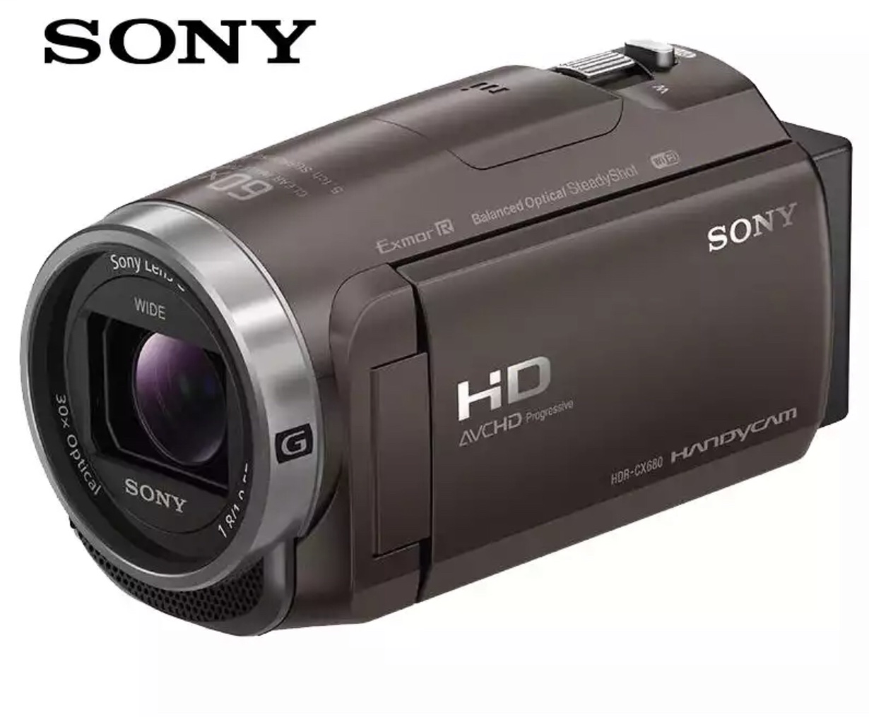 索尼（SONY） HDR-CX680家用高清数码摄像机 旅游婚庆 便携DV录像机图